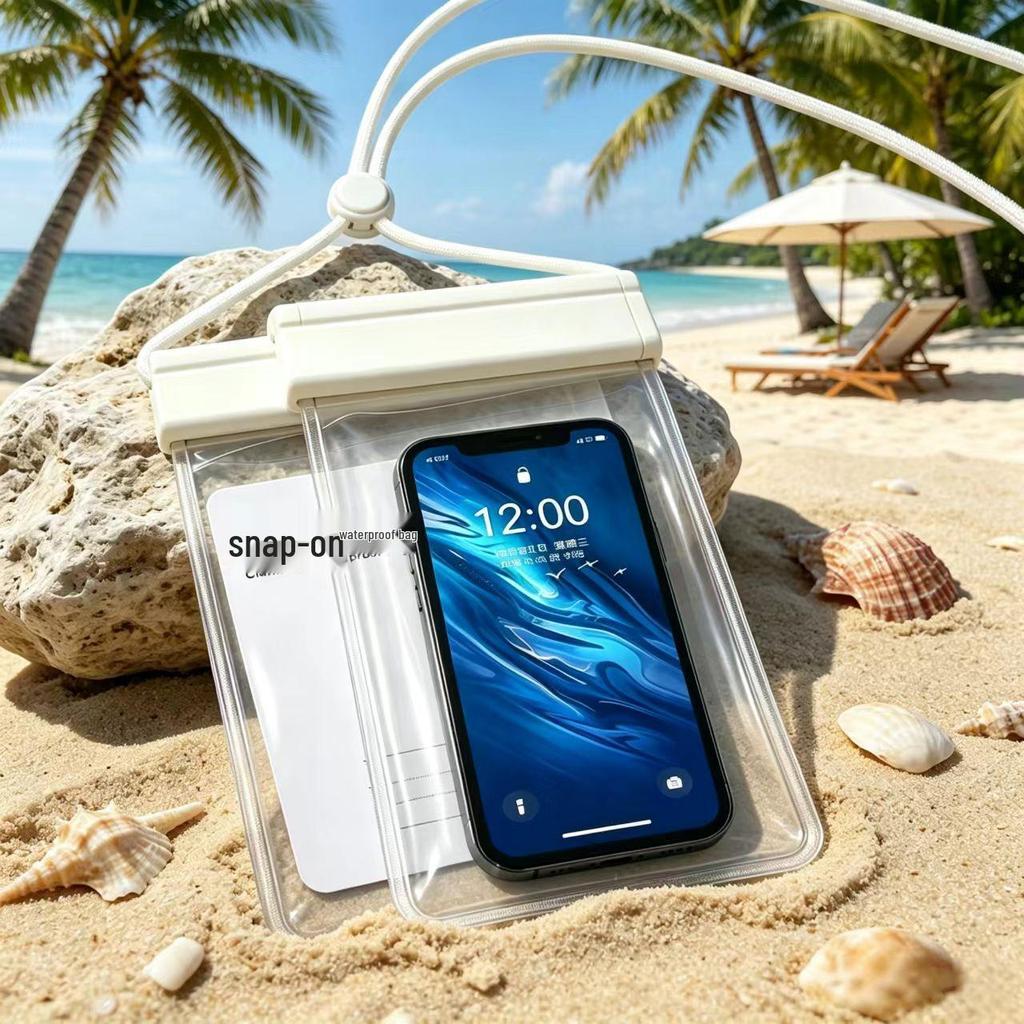 Waterproof Touchscreen-Compatible Mobile Phone Bag for Rafting and Diving