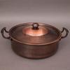 Thickened antique pot Shabu mutton hot pot Copper double flavor hot pots for cooking Induction cooker copper hot pot