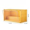 Clear Acrylic Display Case for Action Figures, Dustproof and Stackable Organizer, 23.2x12.2x14.3cm