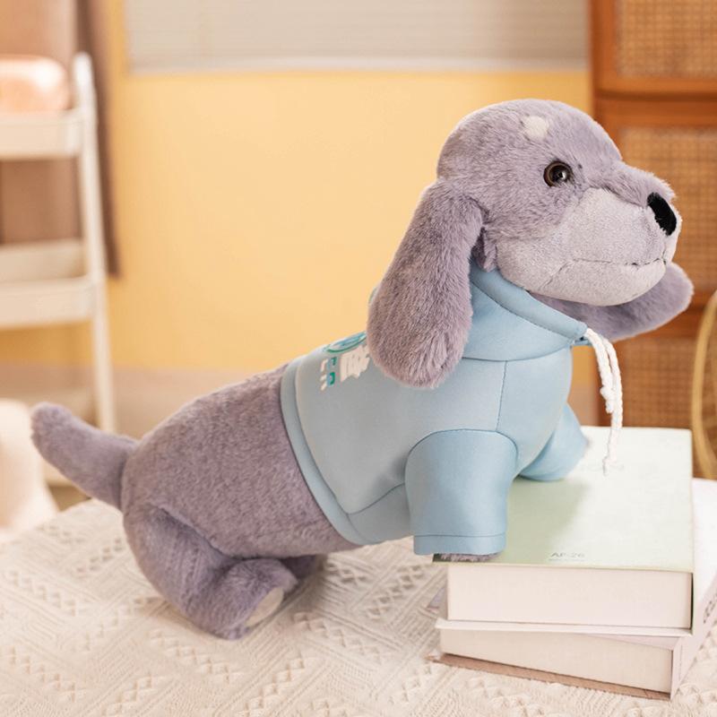 Cute Dachshund Dog Doll Plush Toy Dog Doll Girl Sleeping Soothing Pillow Ragdoll