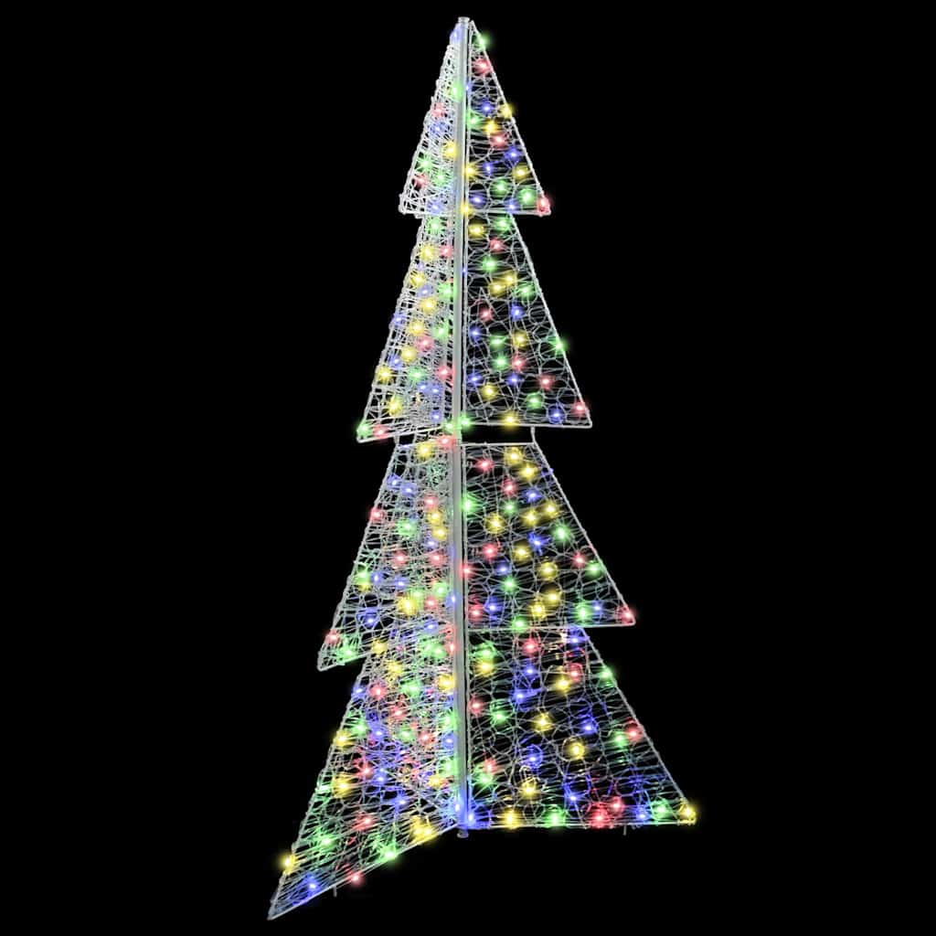 Christmas Tree with 240 Multicolor LEDs 180 cm Acrylic