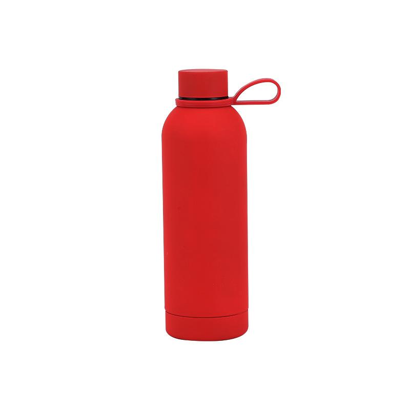

Steel USA Small Mouth Bottle Thermos Cup with Rope Portable Rubber Paint Outdoor Sports Water Cup Durable Durable 500ml
