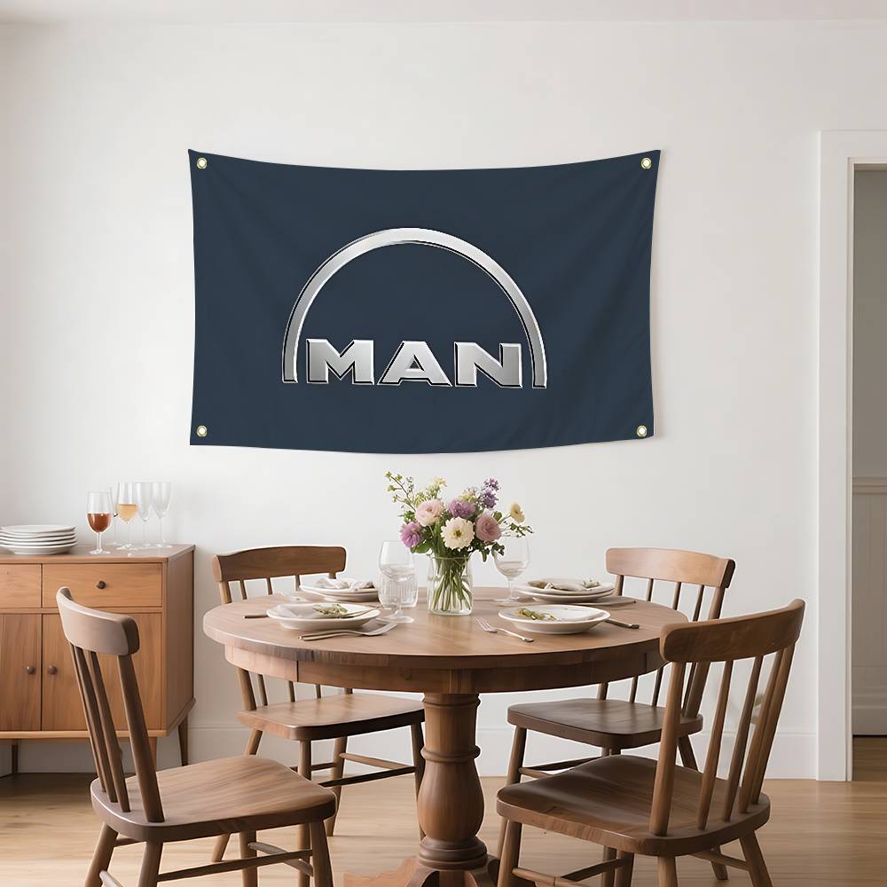 wMansTrucksFlags Room Decor Outdoor Decors Personalized Items Flags For Bedrooms Home Funny