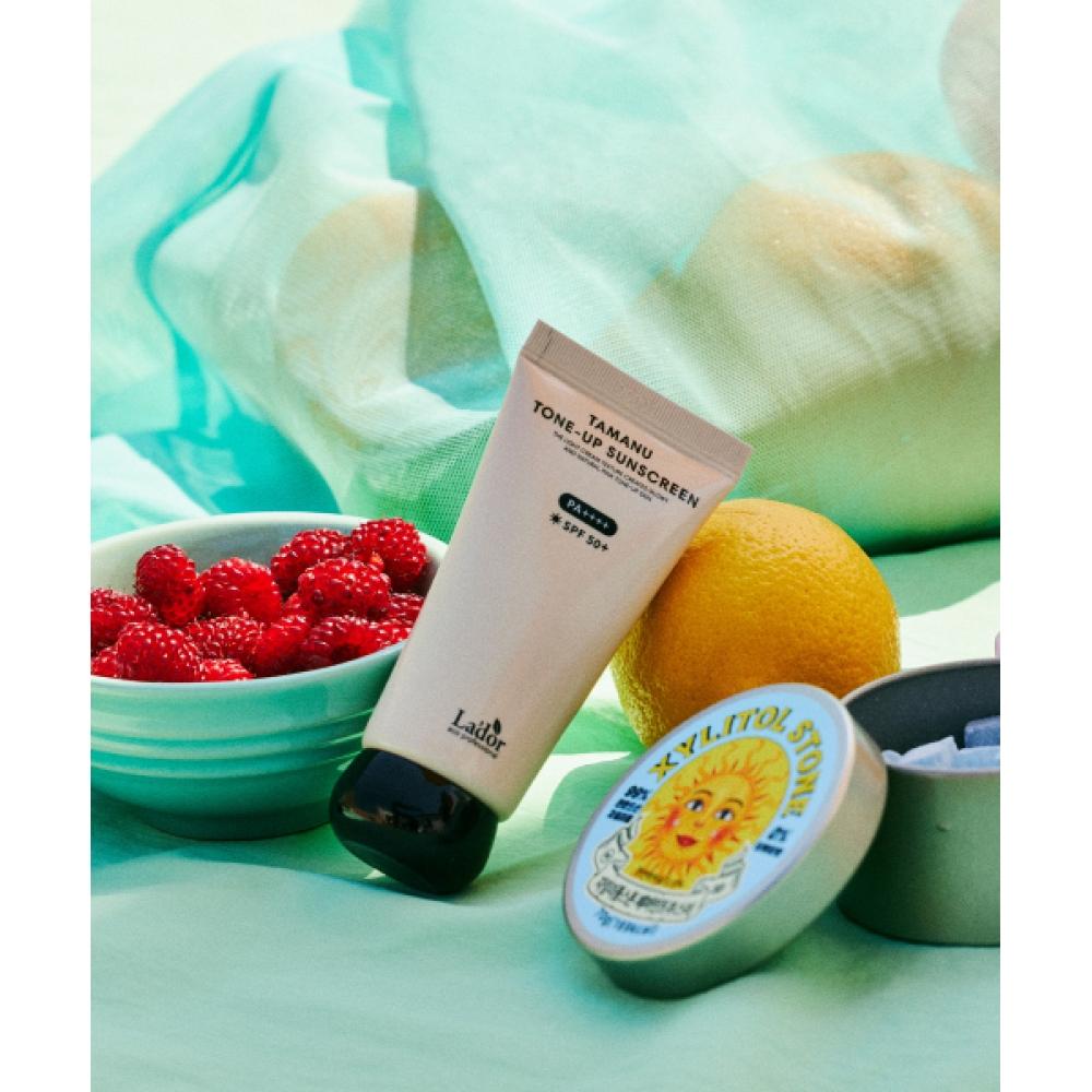 Lador [keyring Gift] Tamanu Tone Up Sunscreen 50ml