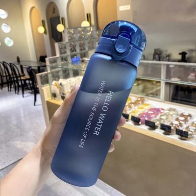 Bottiglia d'acqua in plastica da 780 ml per bere, portatile, sport, tè, caffè, utensili da cucina, bottiglia d'acqua per bambini, per la scuola, trasparente