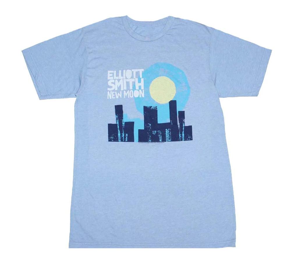 New Moon Elliott Smith T-Shirt Short Sleeve Light Blue Unisex S-234XL ND1268 Unisex T-Shirt XXL