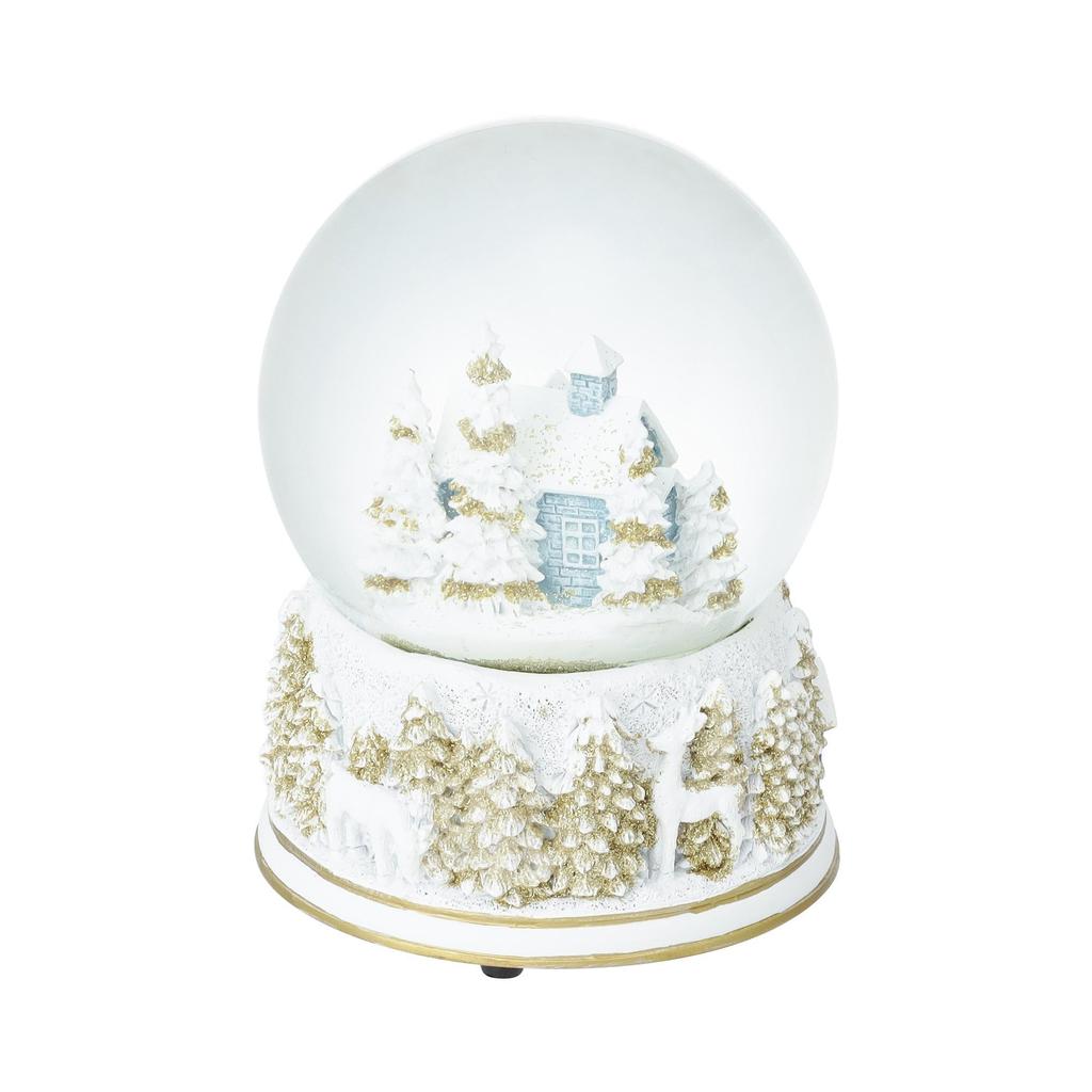 Francfranc Snow Globe House L Light Blue Christmas Music Box Interior Decoration 2025 Model