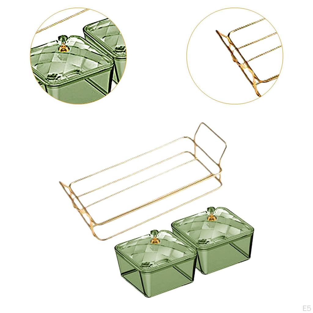 Dried Fruit Tray Food Storage Box Container Snack Serving Plate Divided for Office And