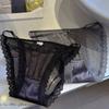 Low Waist Underwear for Women Bow Mesh Briefs Sweet Lace Panties  Girl