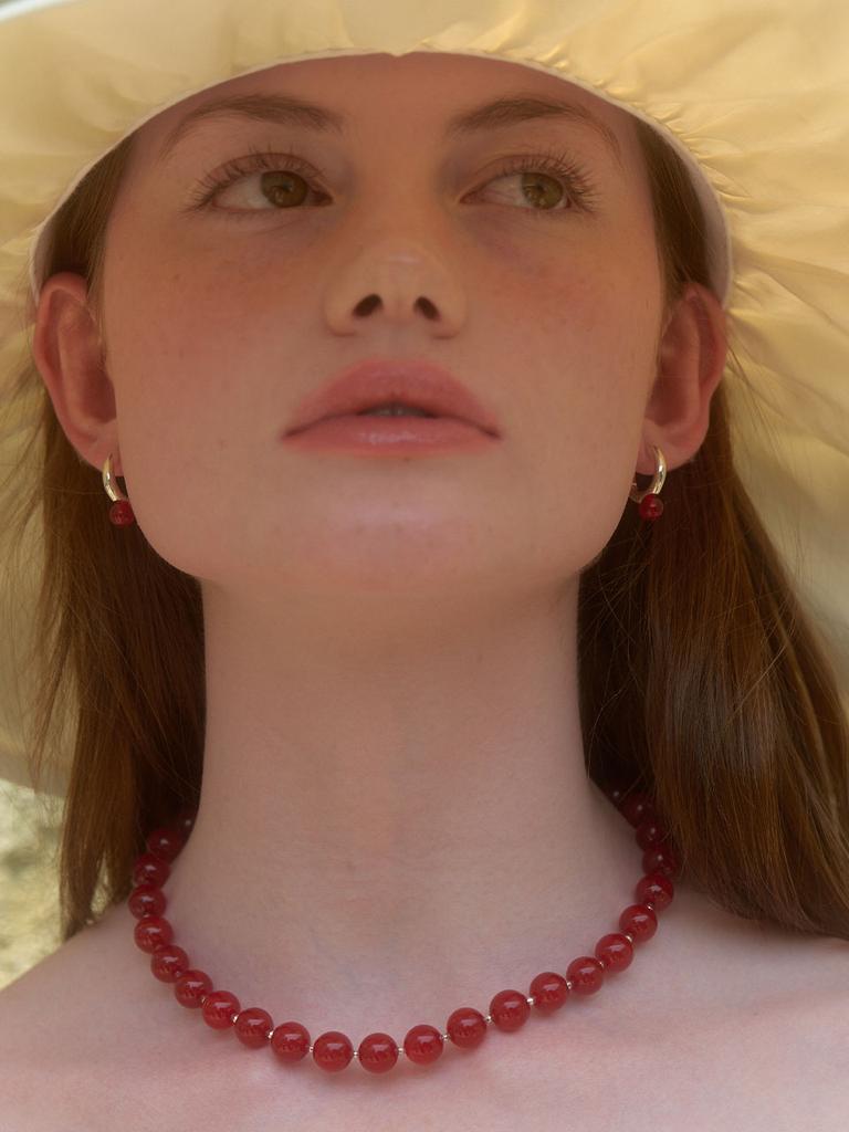 Love Me Monster Chic Petit Gem Ring Earrings (L242Mer040)
