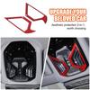 Red Carbon Fiber Reading Light Switch Trim Cover For BMW 5 Series G60 I5 2024+