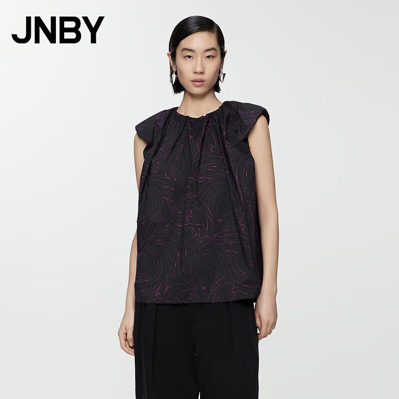 JNBY Women s Butterfly Print Sleeveless H-Type Shirt XS