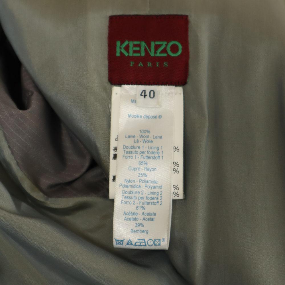 KENZO 90s Made in France Old tailored jacket 40 black blazer Women Used