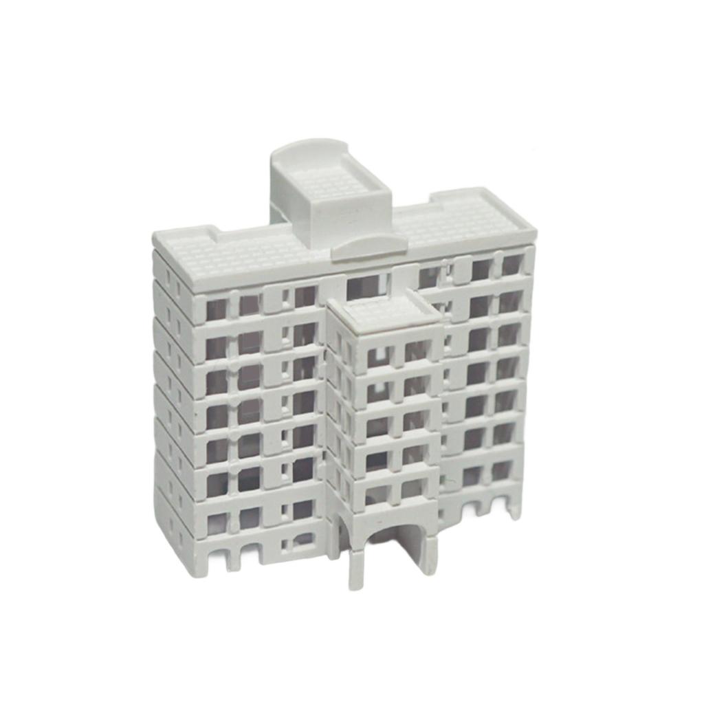 Skala N 1:500 Budynek Mieszkalny Model do Składania Scena Realizmu Outlandowego Model Budynków na Piaskownicę do Malowania Sprayem