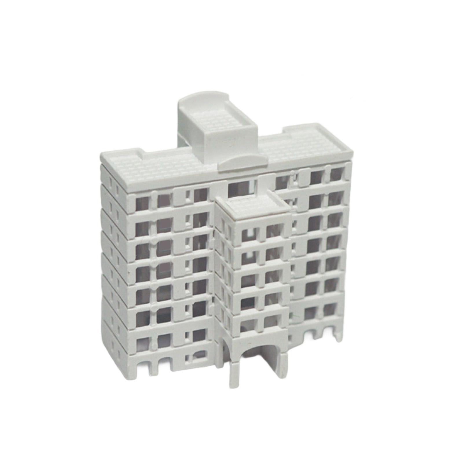 

Масштаб N 1:500 Сборная модель многоквартирного дома Сцена загородного реализма Модель зданий для песочного стола для аэрографии E