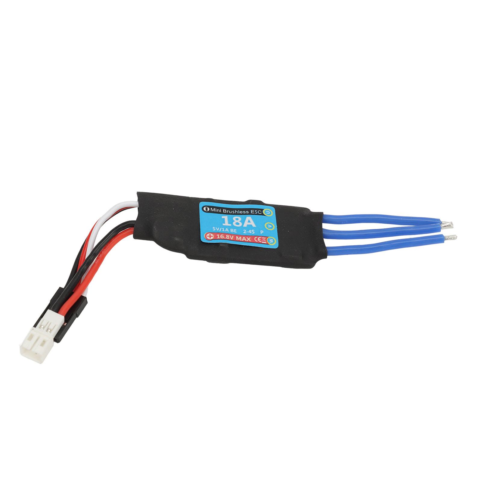

18A Mini Brushless ESC Electric Speed Controller with White PH2.0 Female Connector for WLtoys K989