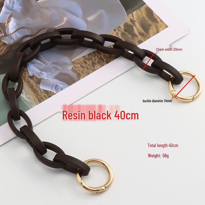 Acrylic Clip Aluminum Chain Crossbody Bag - Little Fragrance Style