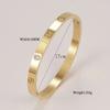 Stainless Steel Cuff Bracelets Bangles For Women Fashion Jewelry Charm Jewelry Accessories Crystal Bracelet love