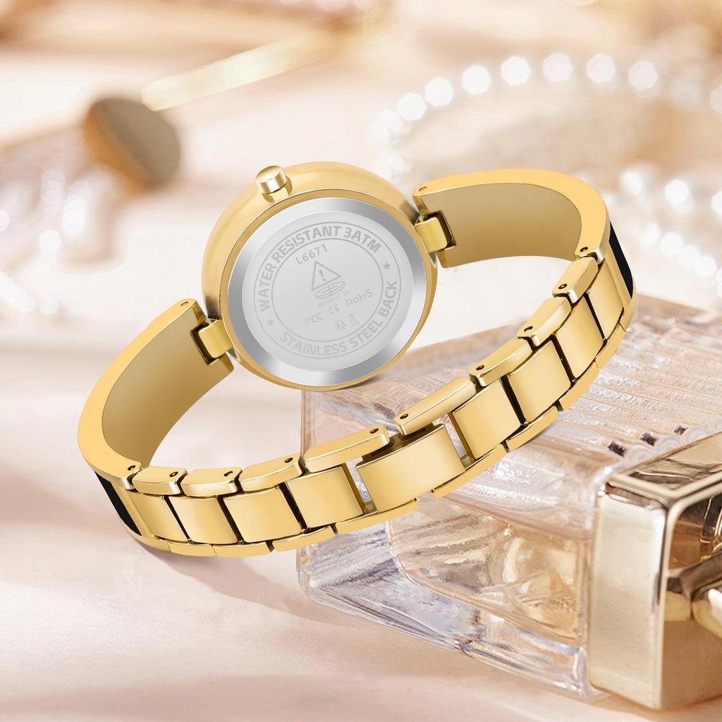 ShunkanSai Women's Waterproof Analog Bracelet Watch, Popular, Luxury, Simple, Stylish Quartz Movement, Perfect Gift