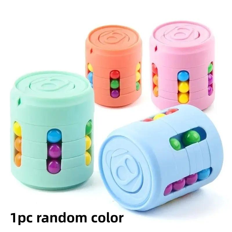 

Toys Kids Childrens Rotating Fidget Magic Bean Puzzle Cube Fidget Spinners Classroom Prizes Goodie Bag Stuffers Birthday Party Favors for