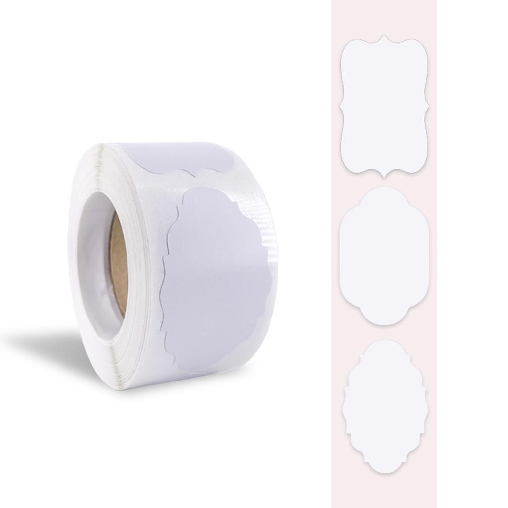 

300 шт./рулон самоклеящиеся пустые этикетки, наклейка-тег, стиль_A