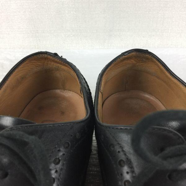 80'ler-90'lar Vintage REGAL HERITAGE Kanat Uçlu Tam Delikli İş Ayakkabısı Siyah beden 25.0 Erkek(KULLANILMIŞ)