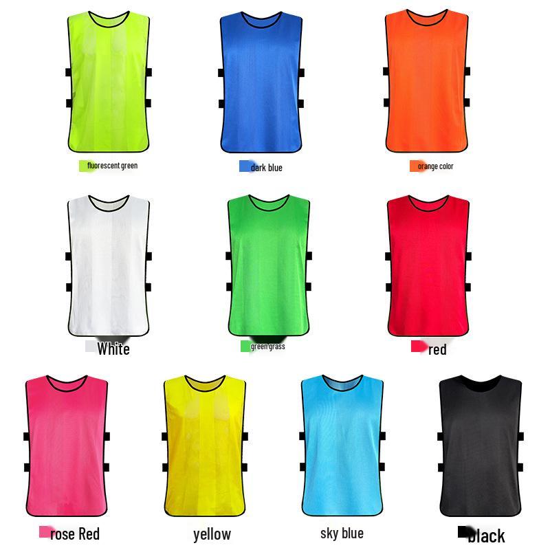Customizable Team Football Vest: Numbered Training & School Exercise Uniform