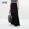 2025 Spring Slim A-Line Patchwork Long Skirt
