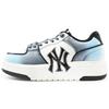Chunky Liner Abrasion Resistant Abrasion Resistant Low Top Skateboard Shoes Unisex Gray Blue 3ASXCA12N-50WHS(Team1284- 1)