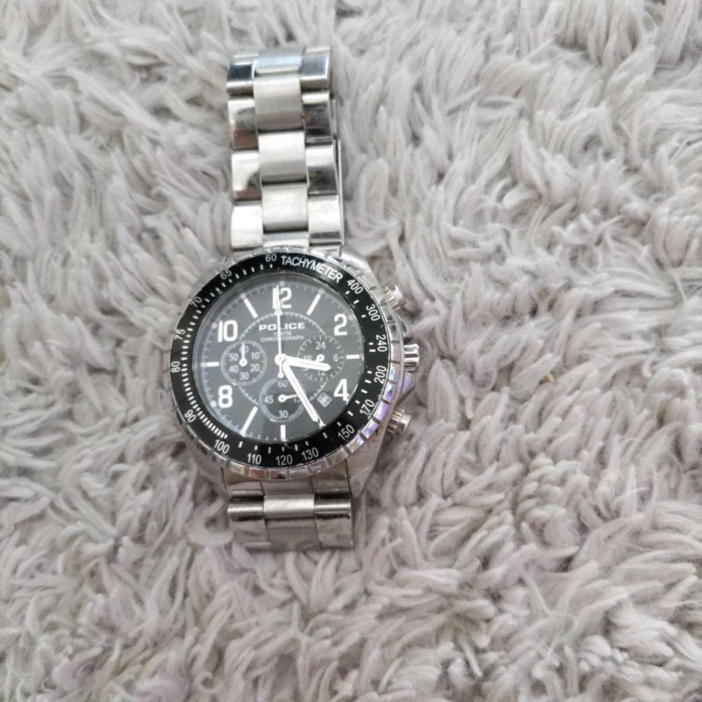 Used POLICE Police Chronograph Watch