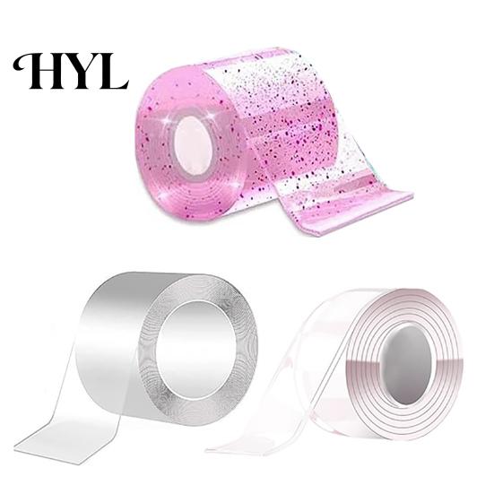 Funny Nano Bubble Tape 1 Set 300CM Toy with Straw Charm Sticker Inflator High Elasticity Tweezer Adhesive Stress Relief DIY Craft Making Kit Children