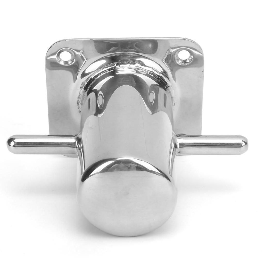 Acero Inoxidable 316 Bolardo de Amarre Único Bolardo Cruzado de Servicio Pesado Cornamusa Accesorios de Ferretería Marina90MM