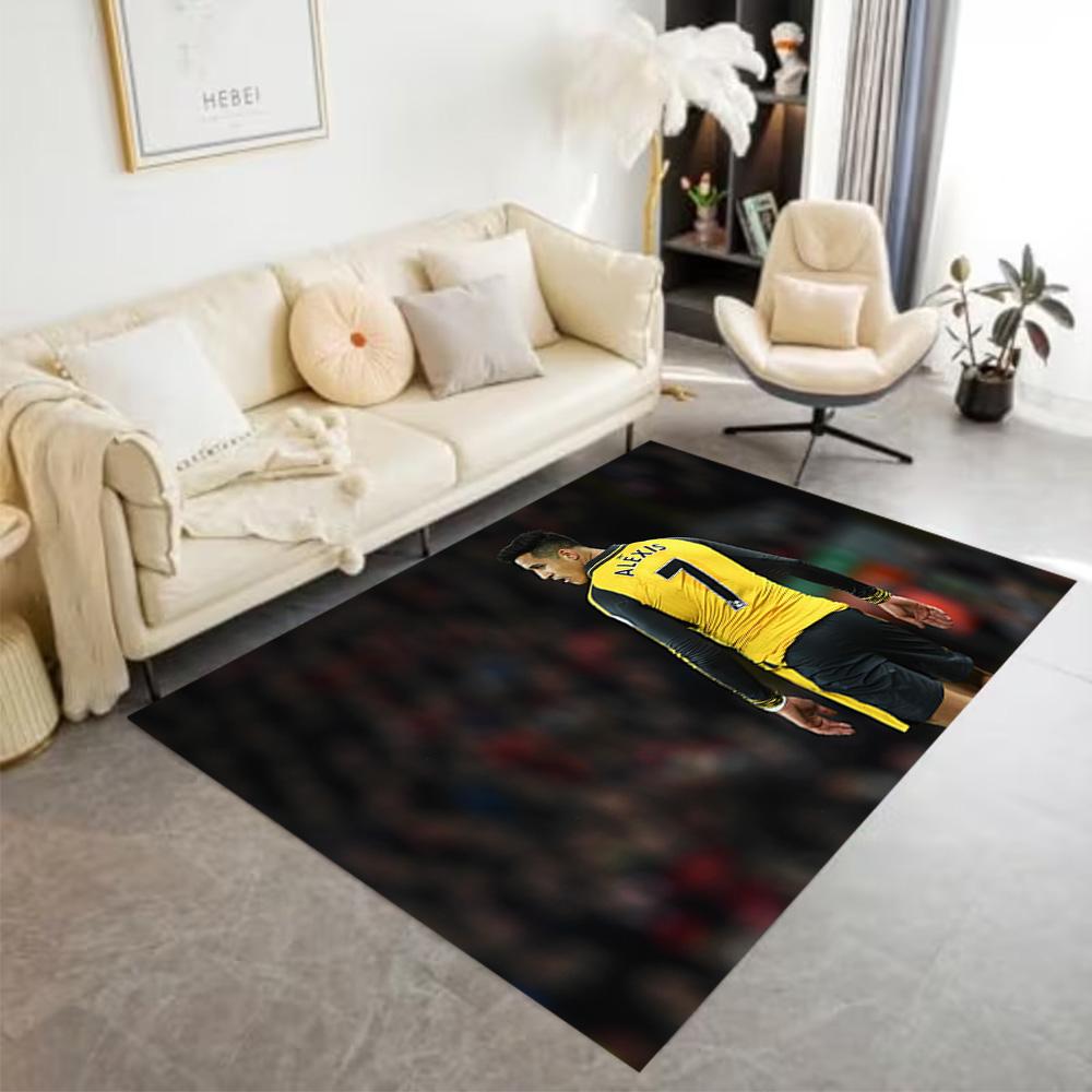 Manchester Player Portrait Carpet Design for Dormitory Dining Room Playrooms Game Room Antislip Carpet Office home decor