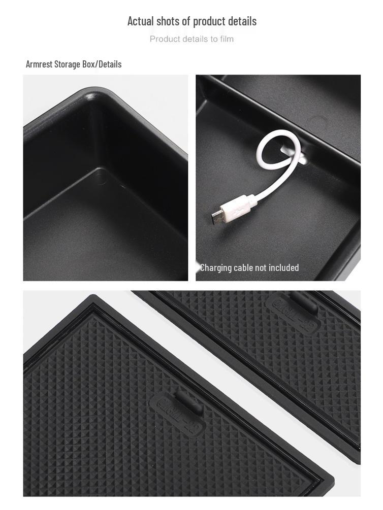 MG Mulan Pudełko do przechowywania podłokietnika konsoli środkowej dla MG4 - Dekoracja i modyfikacja wnętrza samochodu