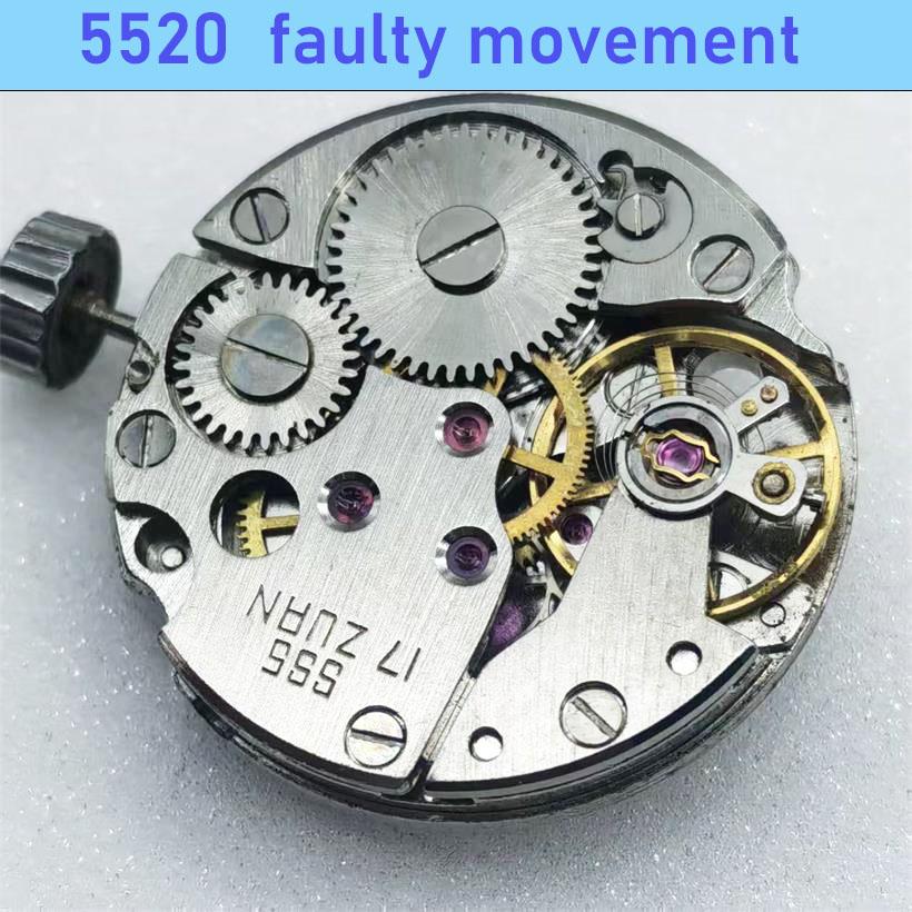 5520 Old Movement No Function Faulty Movement Suitable For Beginners Practice Disassembly Research Movement Watch Accessories