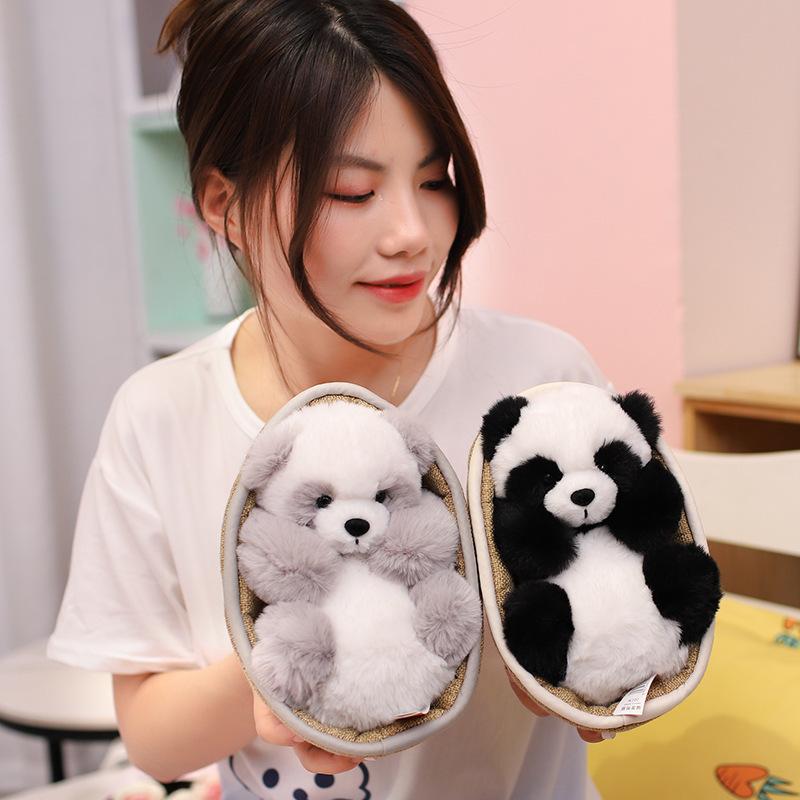 Simulation Cute Cartoon Plush Panda Plush Toy Doll Gift Toy
