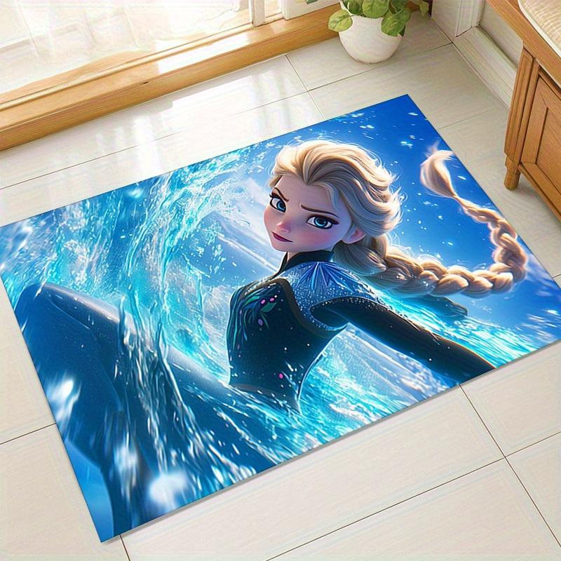 

1pc. Elsa Frozen Inspired Ice Queen Home Office Outdoor Rug Gift Ideaz041426 60cm by 90cm
