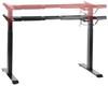 Two-engine Metal Desk (table) Frame with Electric Height Adjustment, Electric PRATO 04-2T/B BLACK