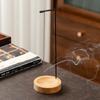 Zen Wood Incense Holder: Creative Sandalwood & Agarwood Stick Burner for Indoor Home Decor
