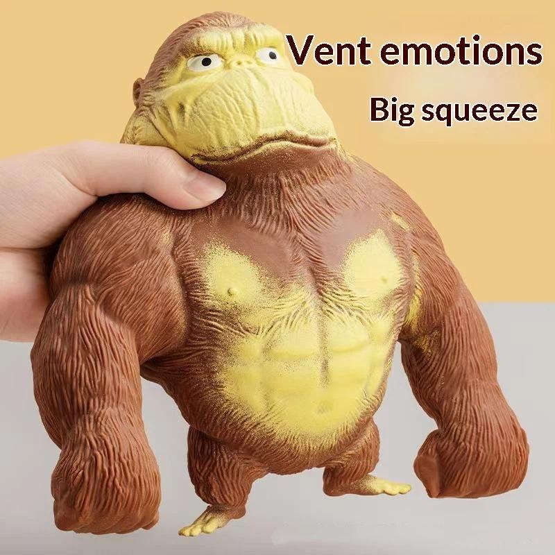 Stretchy Squishy Gorilla Fidget Toy Slow Rebound Perfect For Stress Relief Home Office Kids Adults Gift