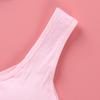 Pantie and Bra Girls Underwear Vest Development Teens Suit Pure Cotton Vest Double Layer Hipster Pub