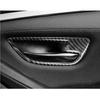 For BMW 5 Series F10 F11 2011-2016 Carbon Fiber Car Door Handle Bowl Frame Cover