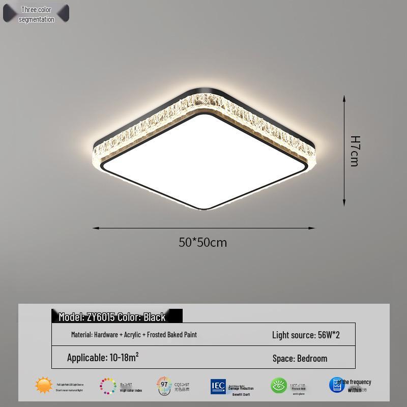 Modern Minimalist LED Ceiling Light for Bedroom, Living Room, Bathroom, or Balcony