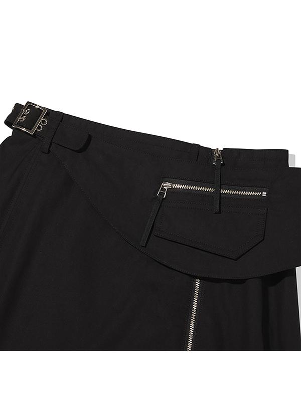 Kirsh Cutout Cover-Up Skirt [Black]
