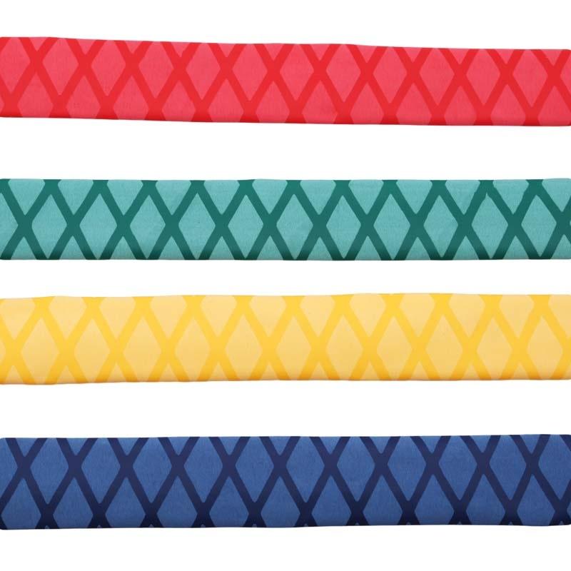 Black Woven Heat Shrink Tube Grip Rod Racket Sleeving Handle Elastic