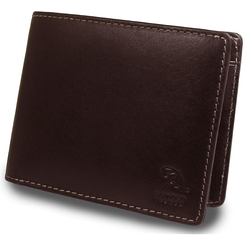 

[Arnold Palmer] bifold wallet vegetable tanning laser men s dark brown