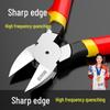 Industrial Grade Angled Cutters: High Hardness Offset Thin Jaw Pliers for Electricians and Electronic Models