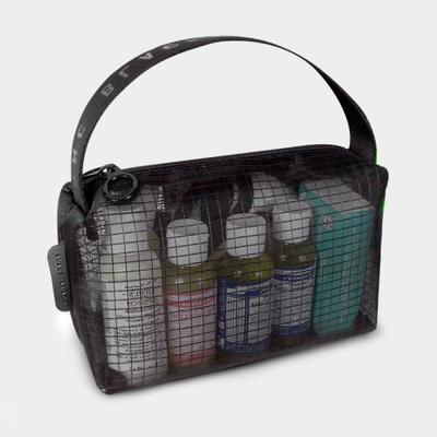 Grid Mesh Pouch L [Black]