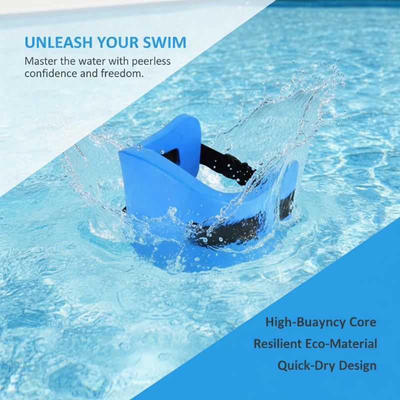 EVA Swimming Buoyancy Training Belt Waterproof Quick Drying Adjustable Strap Comfort Fit for Kids Adults Pool Swimming
