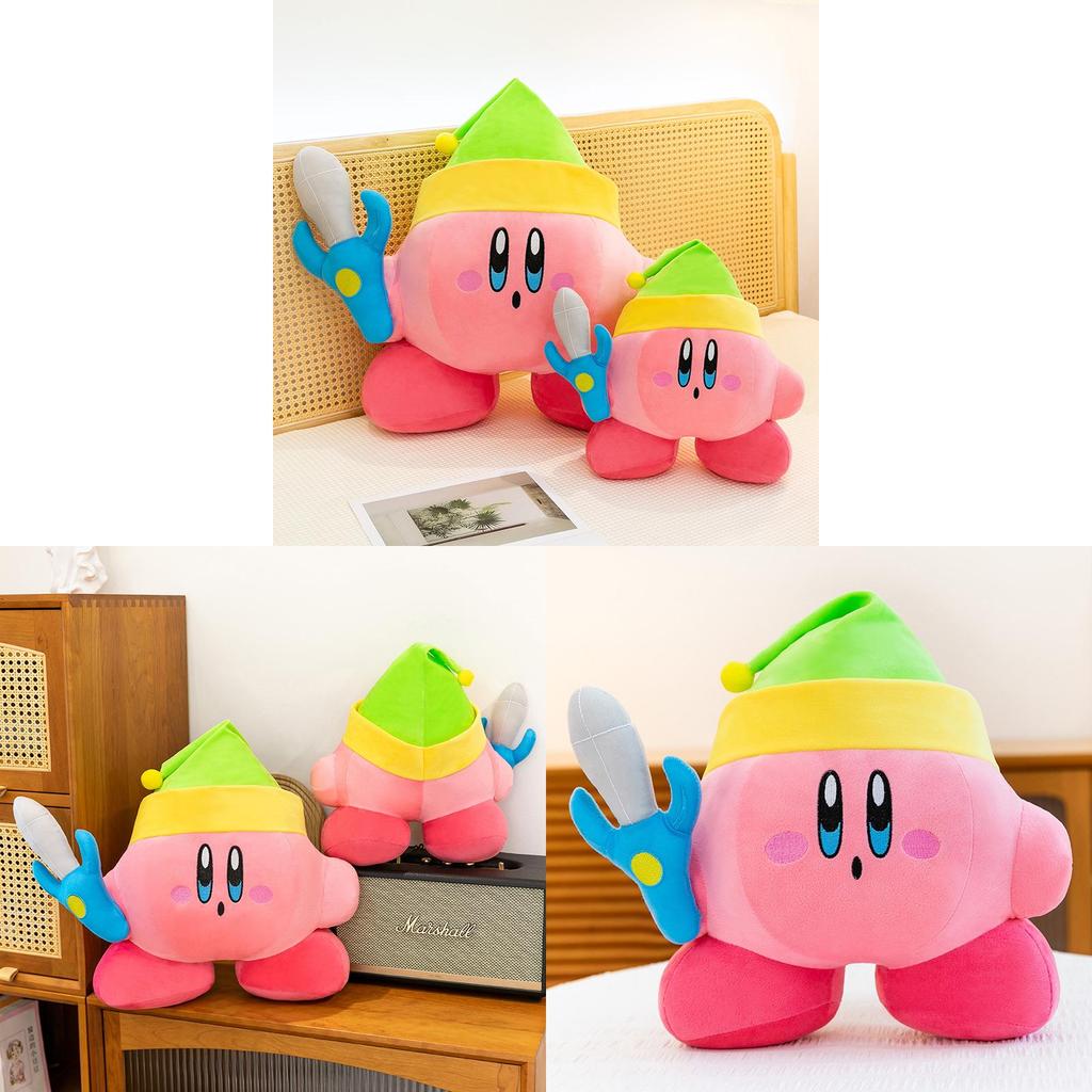 Plush Kirby Sword Character Toy With Soft Crystal Velvet For Kids And Collectors